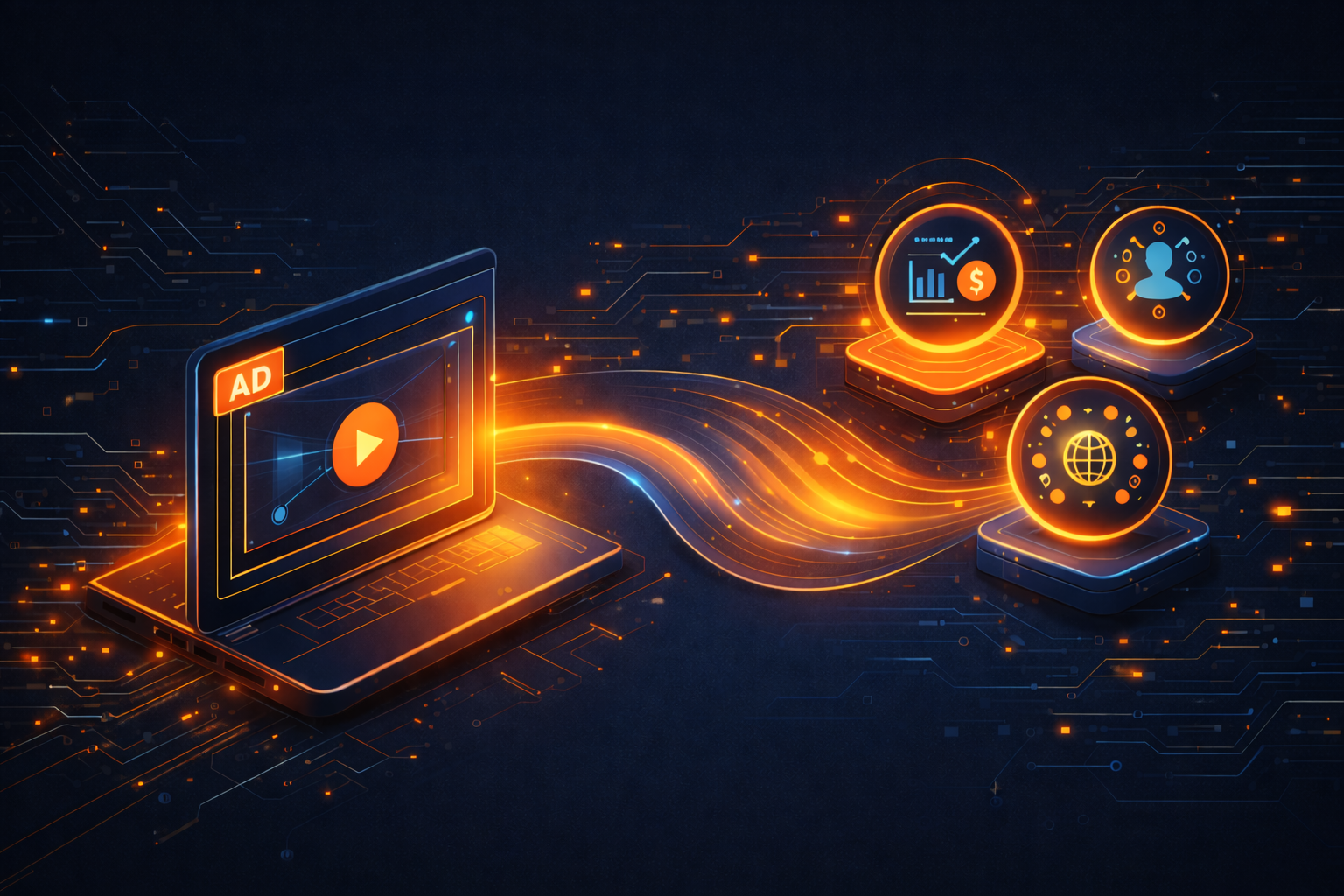 Agentic advertising with first-party data